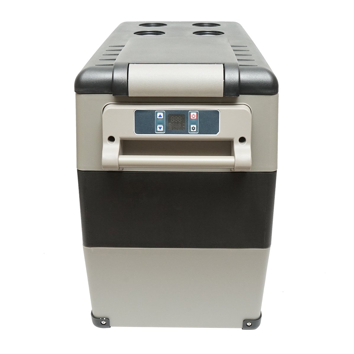 Frigider auto cu compresor 60W, capacitate 49.4L, tensiune alimentare 12-24-220V, ecran LCD, 690x346x524mm CF55 AUTOSPEED